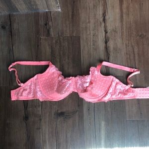 Pink dream angels push-up bra without padding